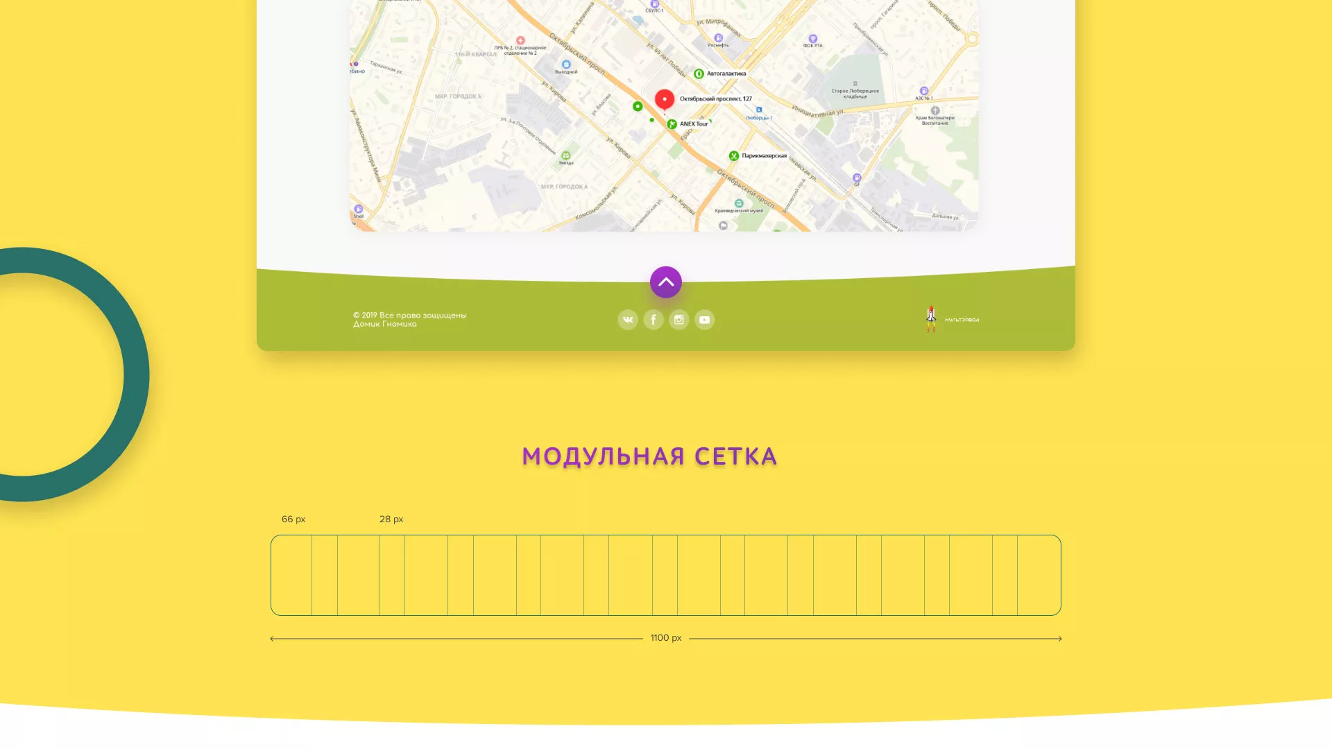 Разработка сайта детского активити-клуба «Домик гномика» в Ульяновске